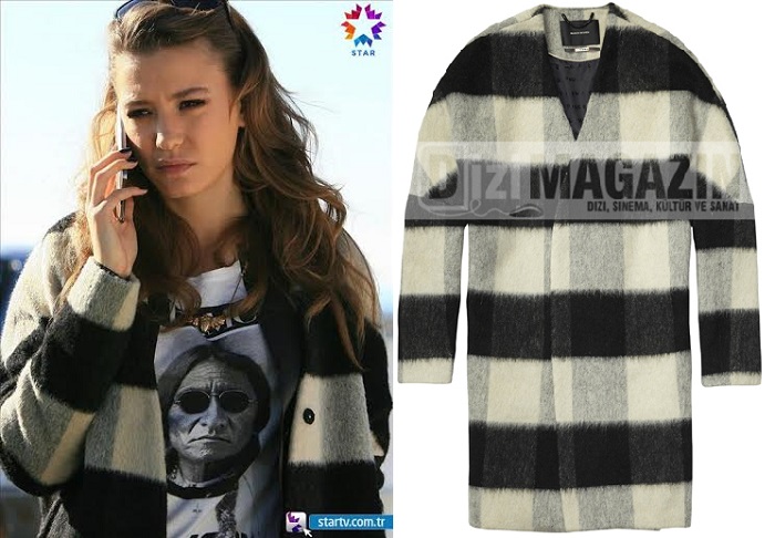 Medcezir Mira Kıyafetleri Scotch & Soda Kabanı