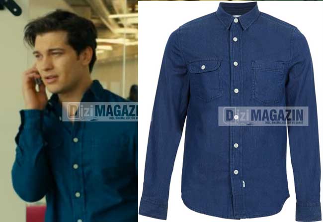 Medcezir Yaman - Mavi Gömlek - Topman