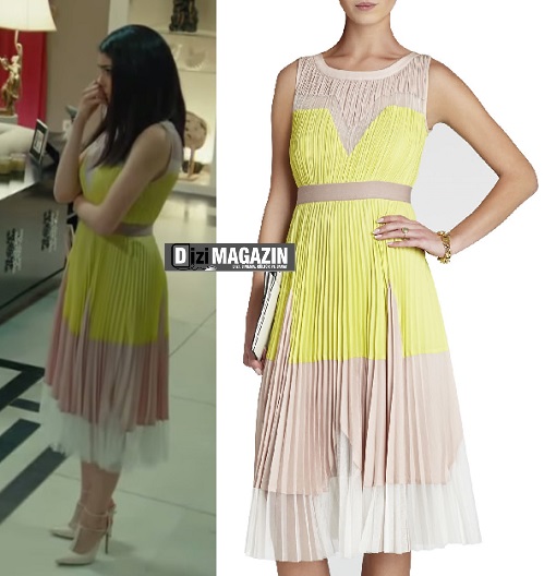 Medcezir Eylül - Sarı Elbise - BCBG