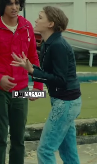 Medcezir Mira - Siyah Deri Ceket - Pantolon