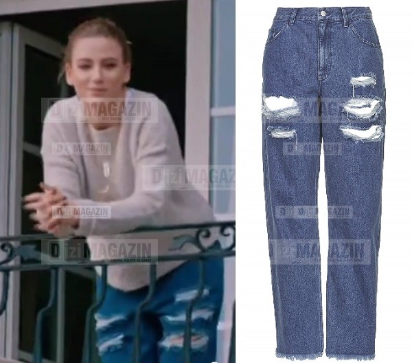 Medcezir Mira Yırtık Kot Pantolon - Topshop